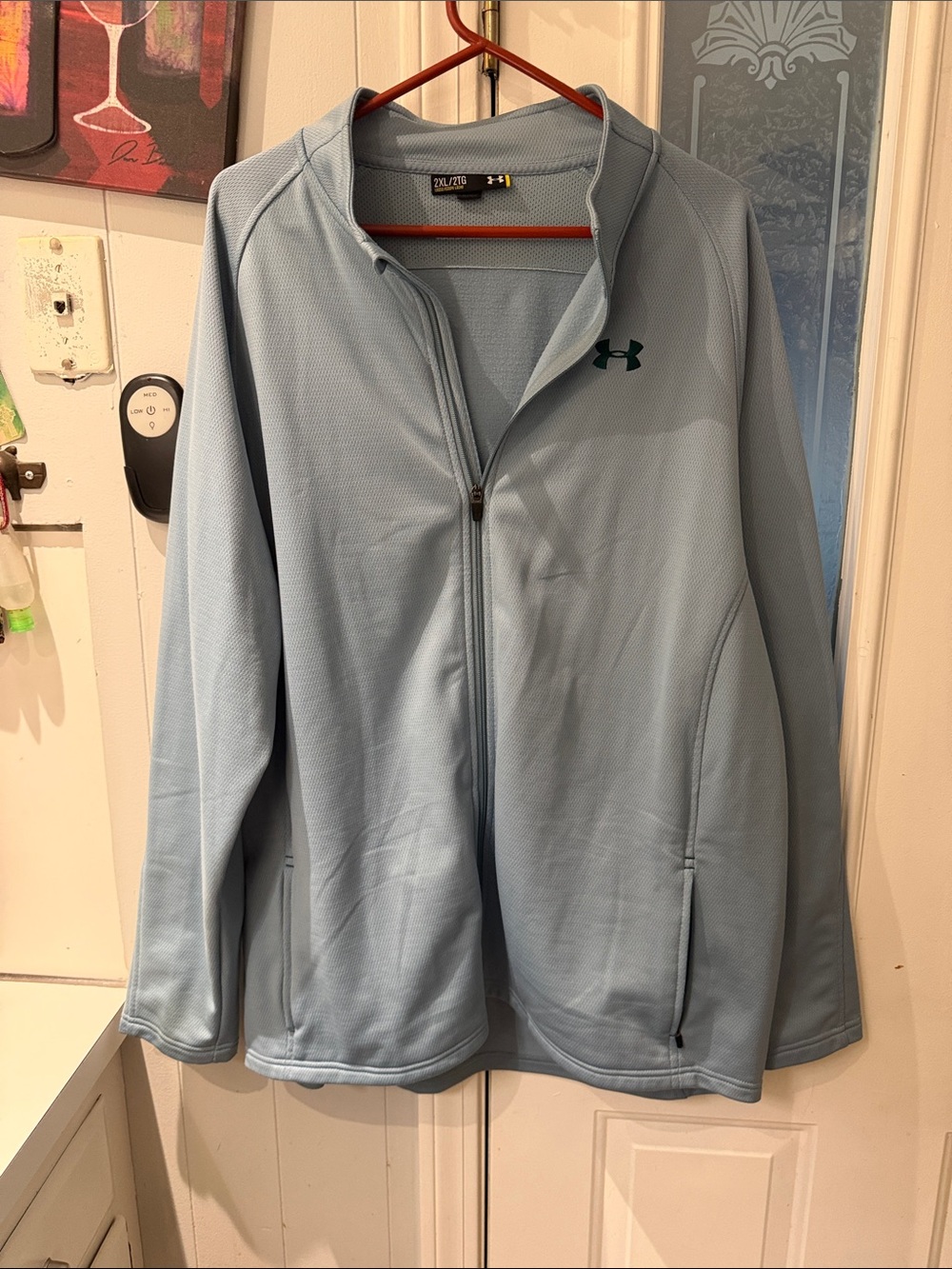 Under Armour Light Blue Performance Full-Zip Jacket